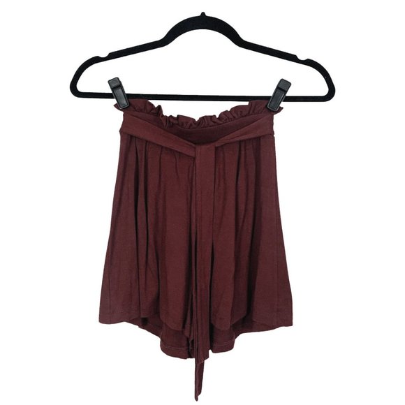 ASOS Pants - Paper Bag High Waist Tie Front Flowy Summer Shorts